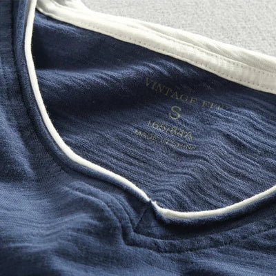 Lenoir™ | Katoenen shirt met lange mouwen